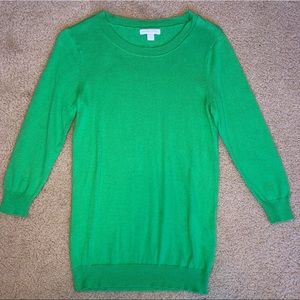 New York & Company mint green sweater.
